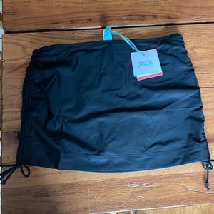 Panache Swim Women's Anya Skirted Swim Brief Bikini Bottom Medium NWT